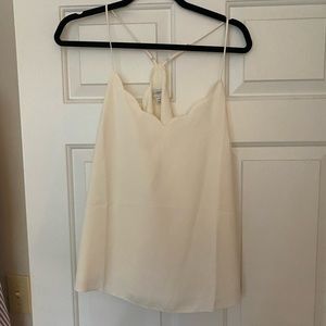 J Crew Scalloped Tank Top